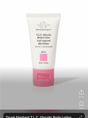 Drunk Elephant T.L.C. Glycolic Body Lotion 15ml